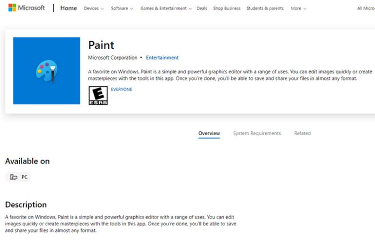 Microsoft memindahkan MS Paint dan Snipping Tool ke Microsoft Store