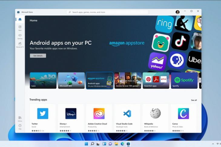 Microsoft tar med Android-appar till Windows 11 via Microsoft Store