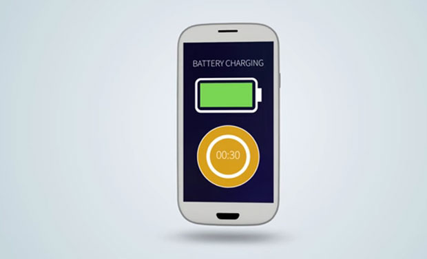 Baterai smartphone dapat diisi dalam waktu 30 detik 2
