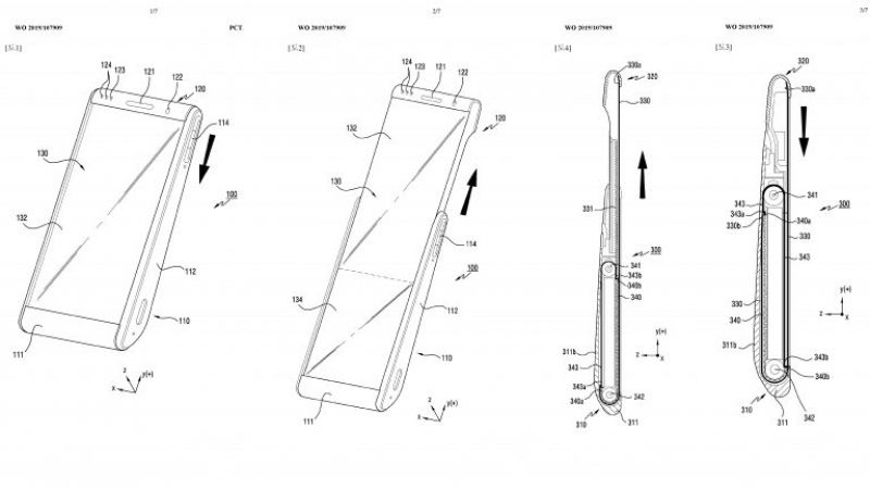 Samsung Galaxy Fold 2 designritningar