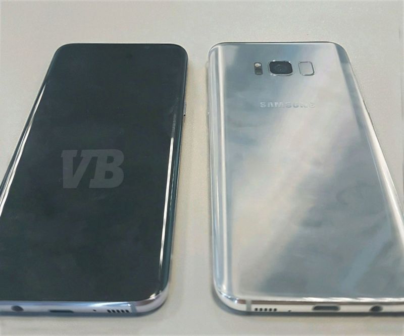 Samsung läckte Galaxy S8-smarttelefon (Bild: Evan Blass)