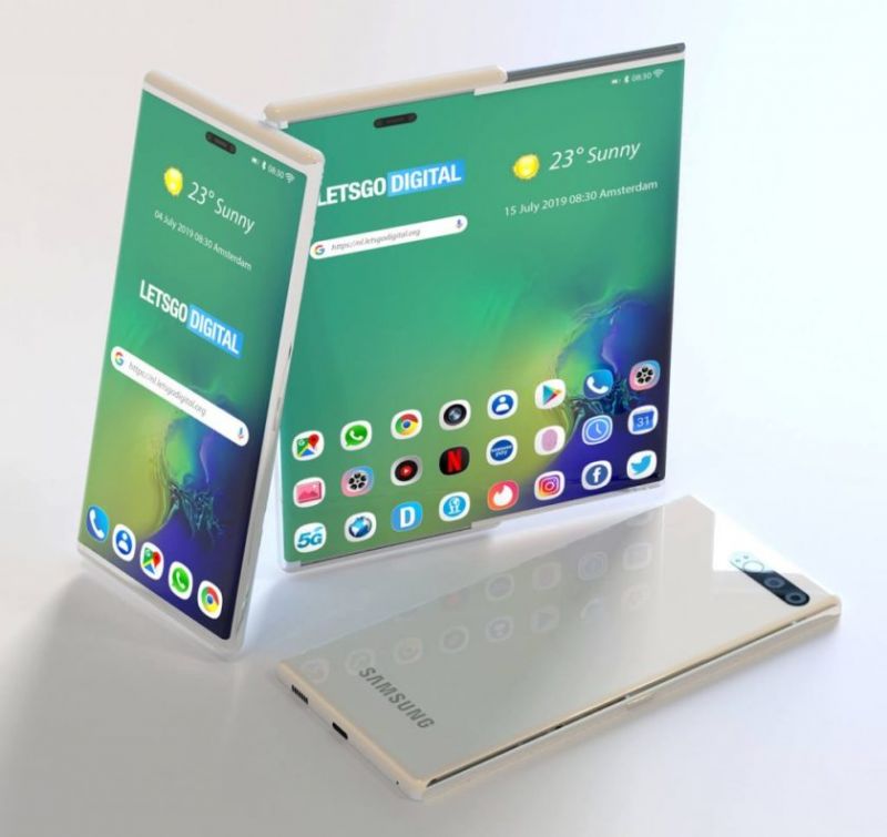 Rò rỉ màn hình hiển thị có thể thu vào của Samsung