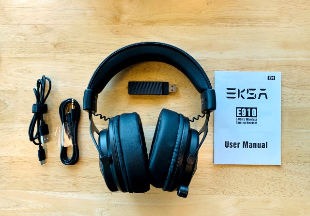 EKSA E910 Wireless Gaming Headset: Surround Sound, Low Latency, dll dengan harga terjangkau