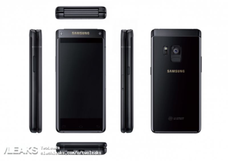 Läckt bild på Samsungs flip-telefon 