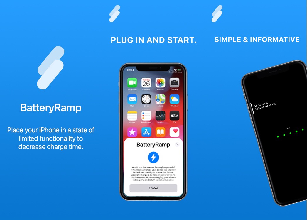Tweaking BatteryRamp Minska iPhones laddningstid genom att inaktivera vissa iOS-element