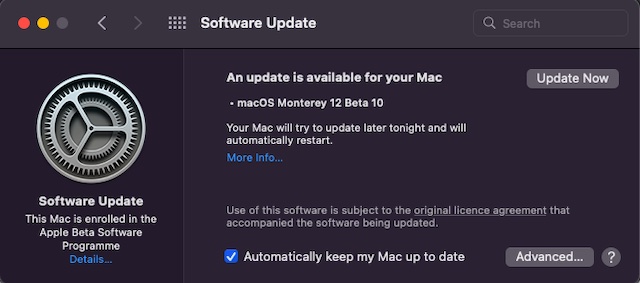 Perbarui Mac Anda 