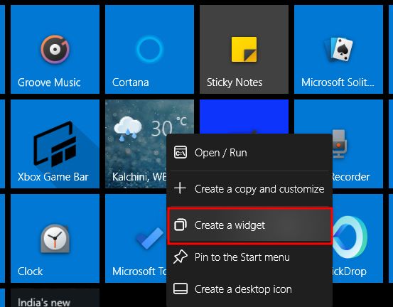 Få Live Tiles på Windows 11 (oktober 2021)