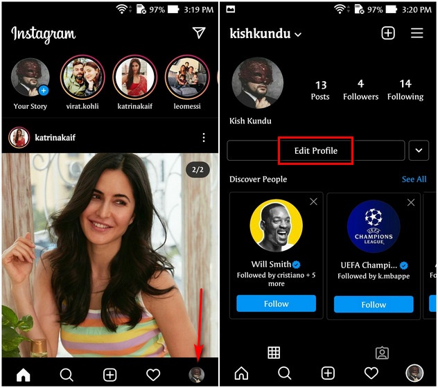 Cách thay đổi tên và tên người dùng của bạn trên Instagram (Android, iOS và Web)