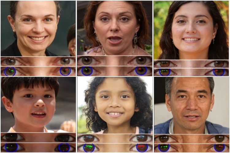 Công cụ AI mới phân tích sự phản chiếu trong mắt mọi người để phát hiện lỗi sâu