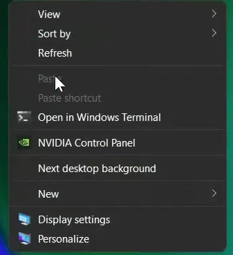 menu konteks lama windows 11