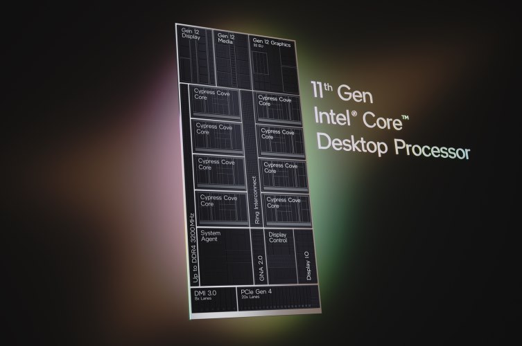 bộ xử lý máy tính để bàn thế hệ thứ 11 của intel