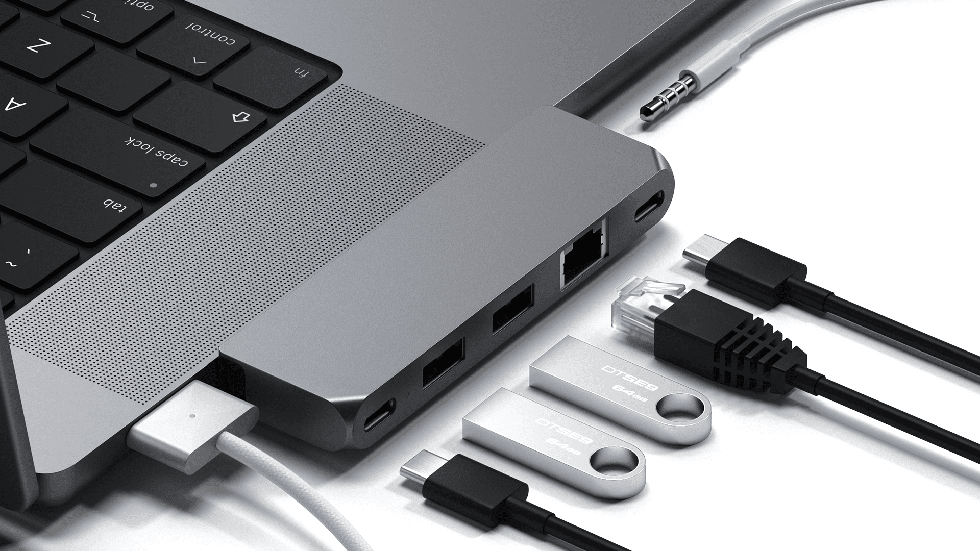 Thêm nhiều cổng hơn nữa cho MacBook Pro mới của bạn với Satechi's Pro Hub Mini