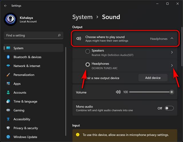 Cách bật âm thanh không gian và tăng cường âm thanh trên Windows 11