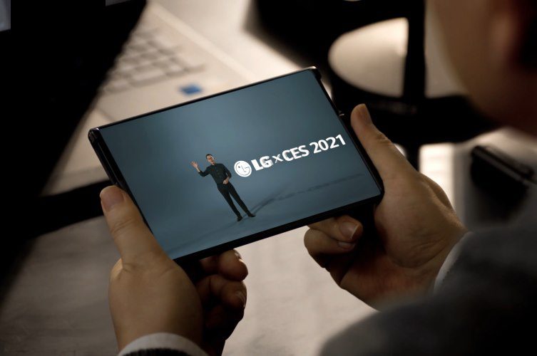 Điện thoại có thể cuộn của LG ra mắt tại CES 2021