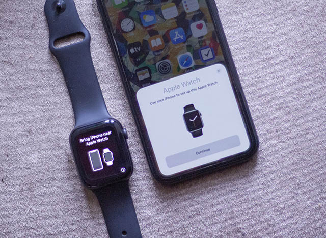 koppla ihop Apple Watch med iPhone