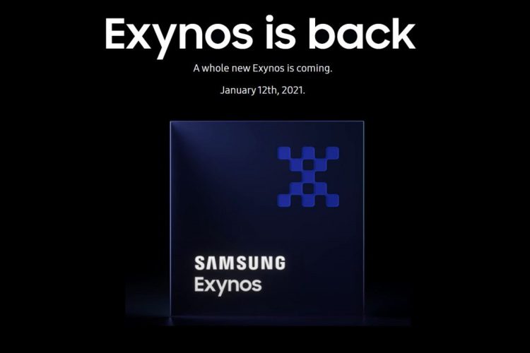 Samsung Exynos 2100 tillkännages den 12 januari 2021