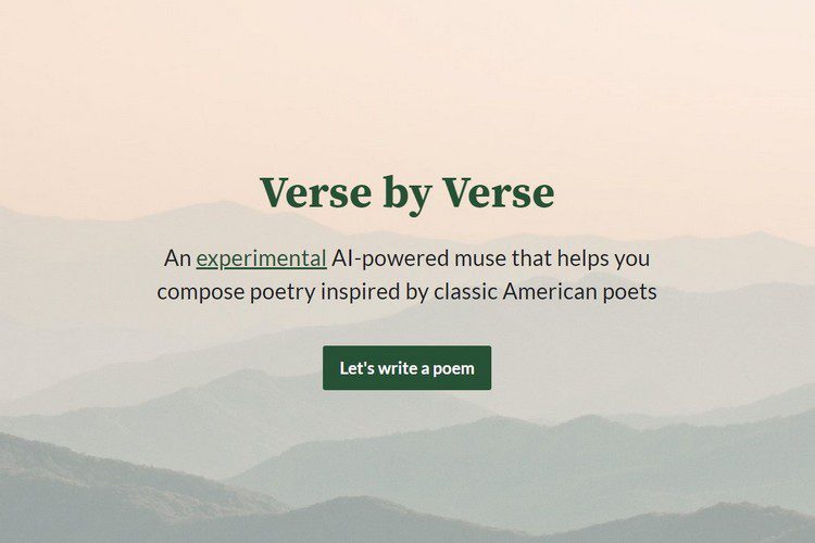 Ứng dụng web AI mới của Google có thể giúp bạn viết bài thơ của riêng mình
