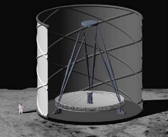 teleskop cair di bulan 1