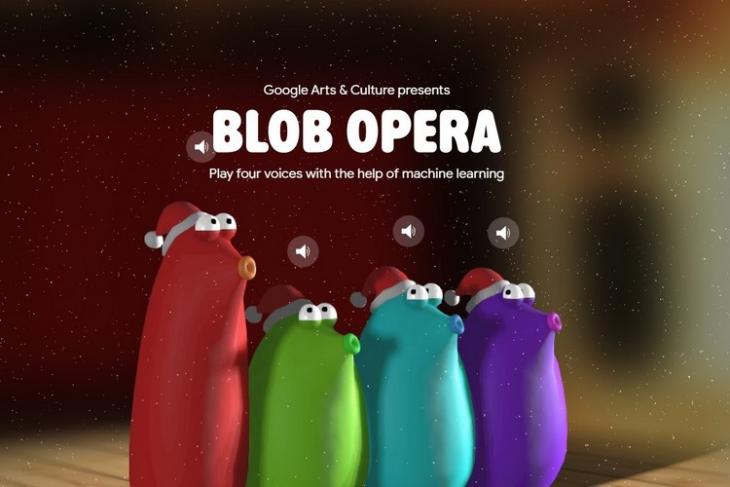 Googl blob opera giáng sinh bài hát sáng tạo