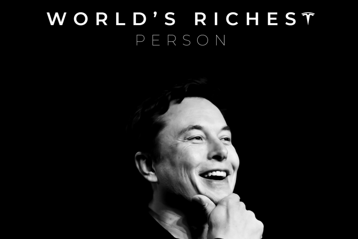 Musk Elon sekarang adalah orang terkaya di dunia