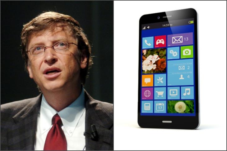 Microsoft thất bại trên điện thoại di động Bill Gates