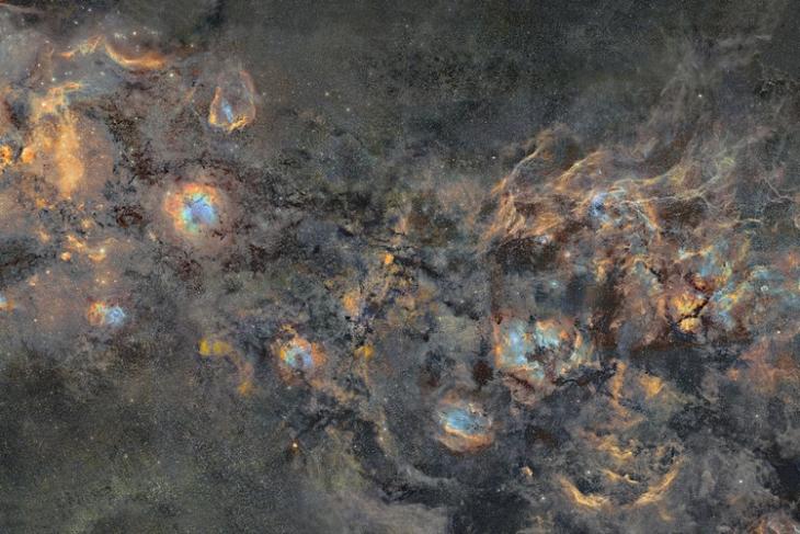 1,7 gigapixel Vintergatans bild med final