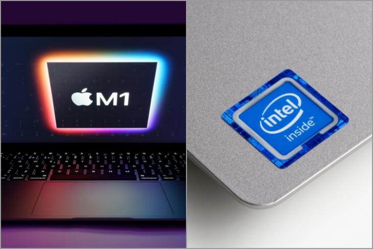 Håna Intel Apple M1 i annonskampanj