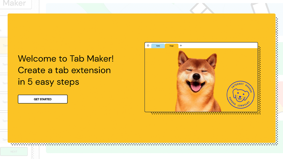 Googles New Tab Maker Tool för Chrome "Skapa en fliktillägg i fem enkla steg!"