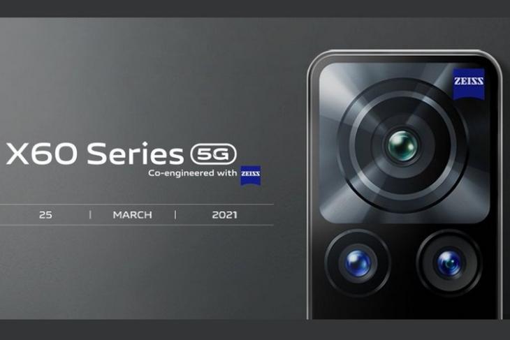 Vivo  X60-Series được xác nhận sẽ ra mắt tại Ấn Độ vào ngày 25 tháng 3