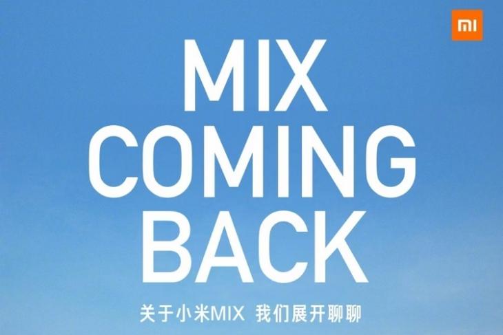 Xiaomi sẽ ra mắt điện thoại Mi Mix mới vào ngày 29 tháng 3