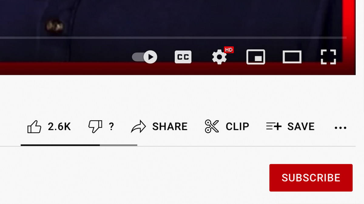 SATU YouTube video memiliki tanda tanya di sebelah tombol Dislike.
