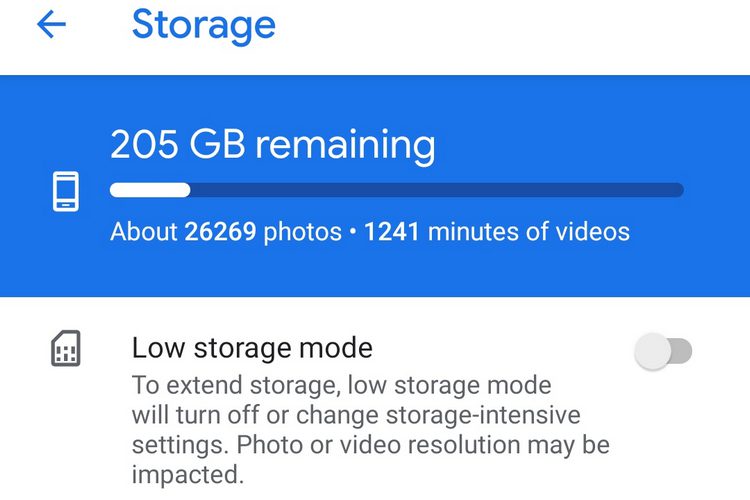 Google Máy ảnh 8.1 Thêm Chế độ 'Trình tiết kiệm bộ nhớ' để giúp bạn tiết kiệm dung lượng trên điện thoại của mình