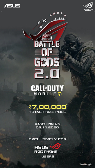 Asus Ấn Độ công bố mùa 'Trận chiến của các vị thần' 2 dành cho người dùng ROG Phone