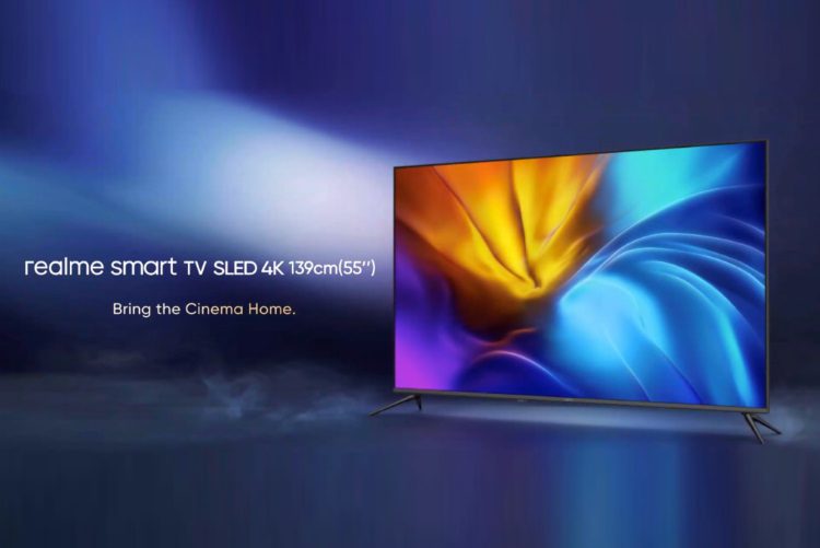 Realme Smart TV SLED 4K với Bảng điều khiển 55 inch, Soundbar 100W được ra mắt tại Ấn Độ với giá Rs. 42,999
