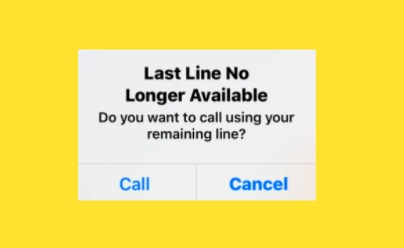 Lỗi "Dòng cuối cùng không còn khả dụng" trên iPhone
