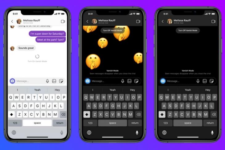 Facebook Aktivera Instagram och Messenger Disappear Mode