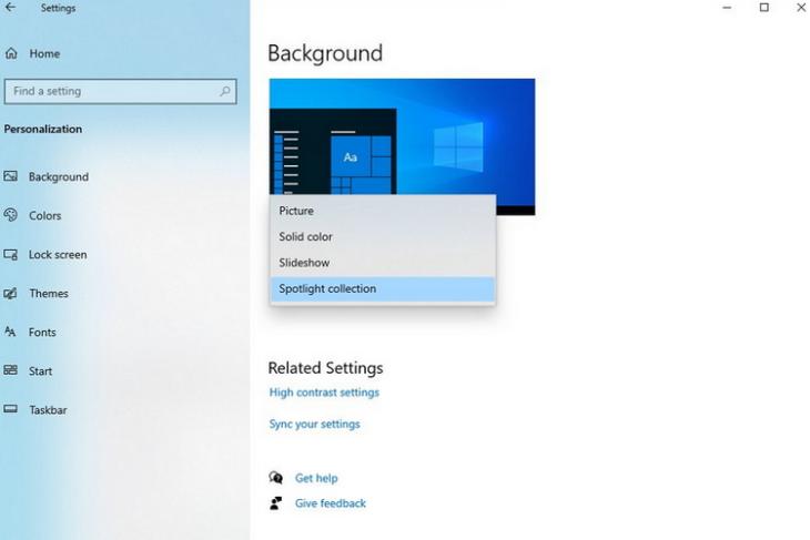 Microsoft lägger till höjdpunkter på Windows 10 fots skärmar
