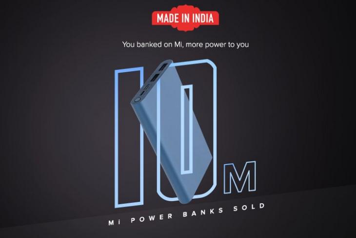 Webbplats 10 miljoner Xiaomi Power Bank