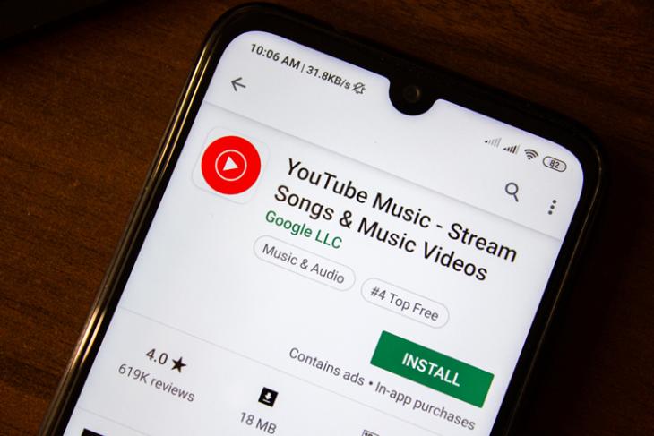 YouTube  Hỗ trợ Music Gets Lyrics trên Android