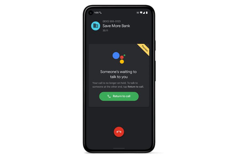 Google Assistant Bây giờ có thể giữ cuộc gọi dài cho bạn