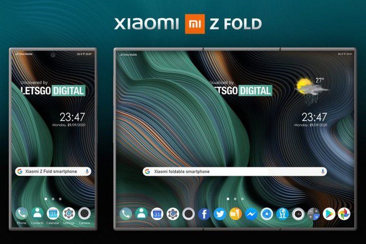 Xiaomi arbetar på vikbar smartphone med flera veck, patentförslag