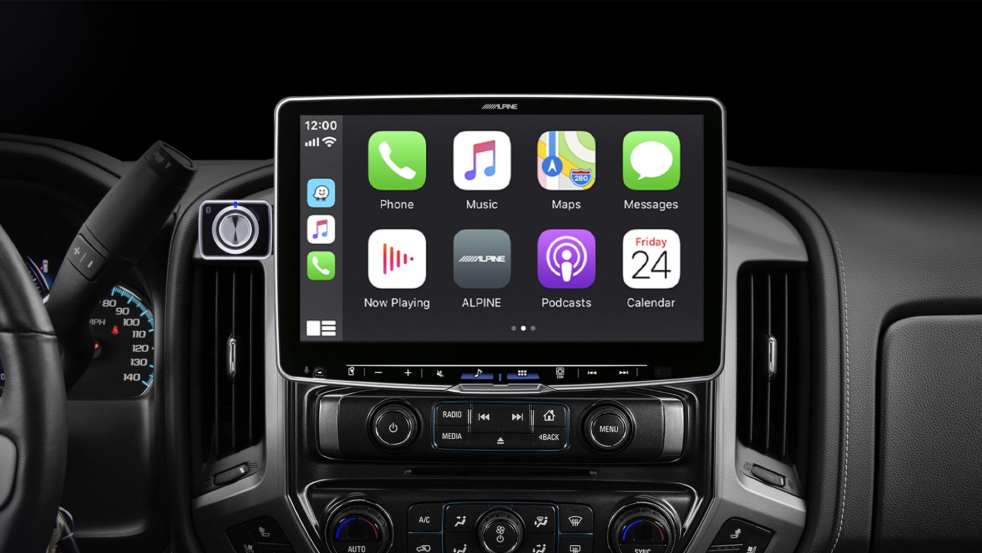 Stereo mobil Alpine ditingkatkan ke Android Auto dan CarPlay nirkabel