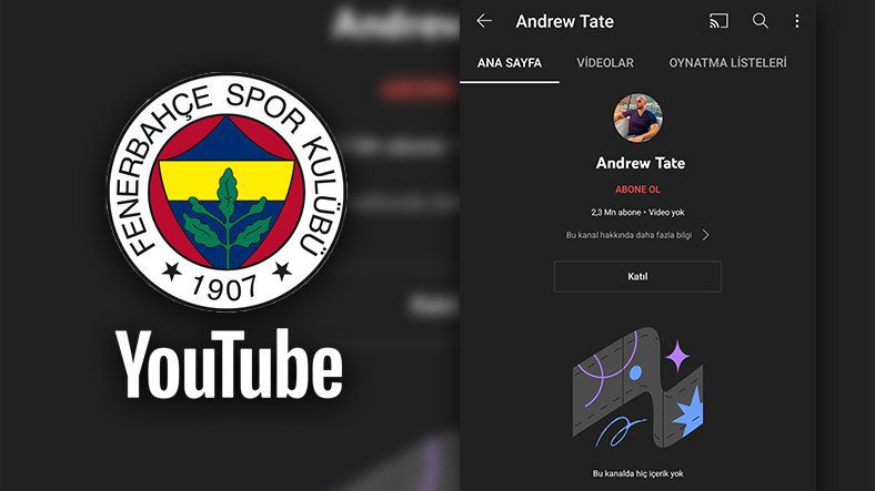 PHÚT CUỐI CÙNG: Fenerbahce chính thức YouTube Tài khoản bị đánh cắp!