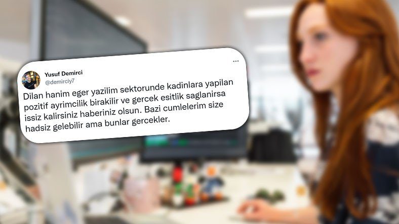Nhà phát triển phần mềm Lynç Yedi nói "Nếu có sự bình đẳng, bạn sẽ thất nghiệp"
