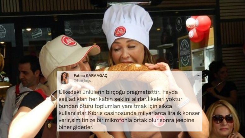 Phản ứng mạnh mẽ với lời nói của Hülya Avşar "Chúng ta có thể ăn bánh mì tròn nếu cần thiết"