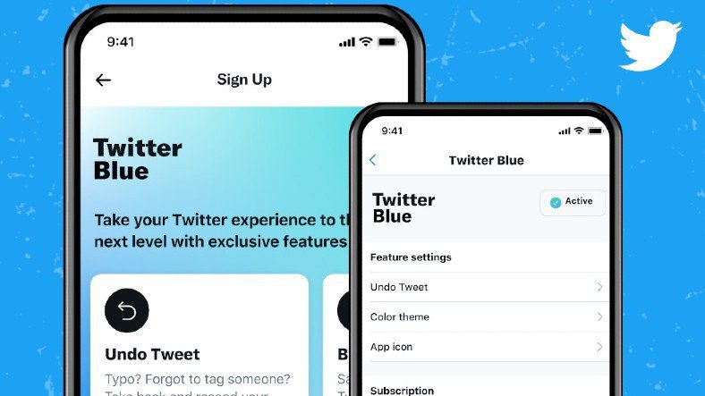 Twitter'Phiên bản trả phí'Twitter Được xuất bản bằng màu xanh lam