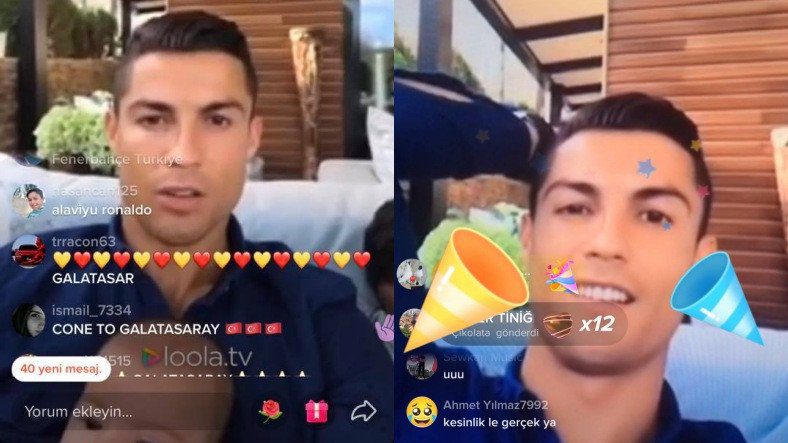 Tài khoản Ronaldo giả quyên góp trên TikTok Broadcast