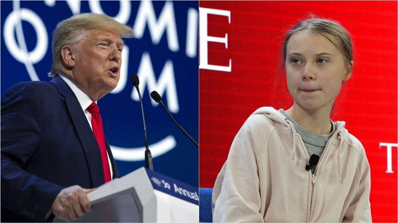 Donald Trump bị ném đá bởi Greta Thunberg