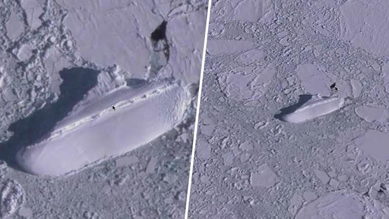 Cấu trúc giống con tàu bí ẩn được tìm thấy trên bờ biển Nam Cực