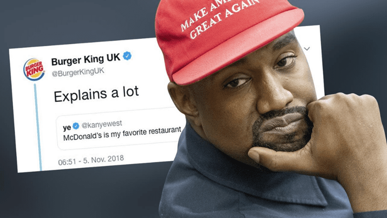 Kanye West Tweet Breaks Record của Burger King